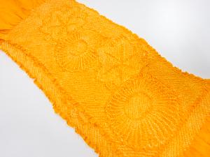 正絹　絞り　帯揚げ